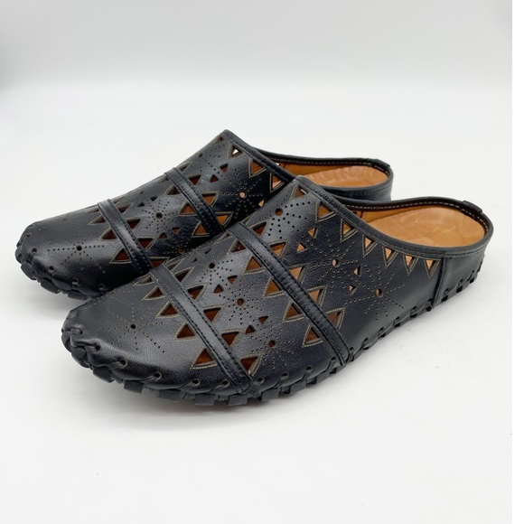 Spring Step Fusalide slip-on shoes black leather Size 41 - Picture 3 of 10